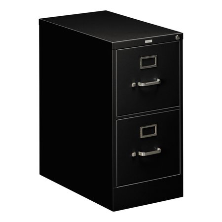 HON 15" W 2 Drawer File Cabinet, Black, Letter H512.P.P